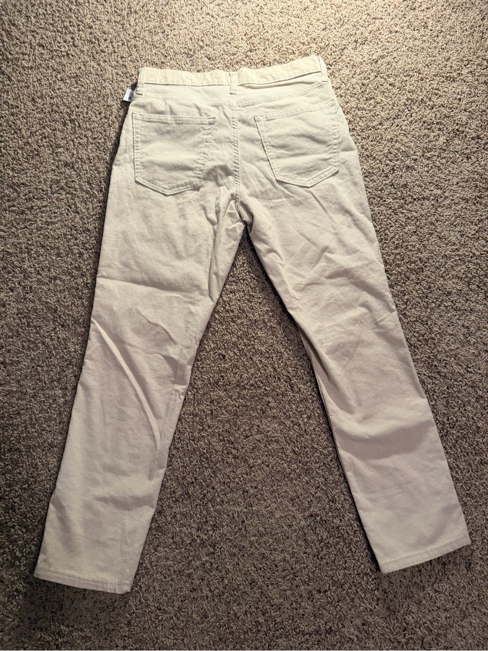 Old Navy men’s Built-In Flex Slim Corduroy Pants Beige size 30 x 30 brand new - Picture 2 of 5